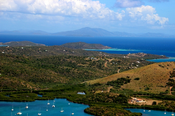A view of Culebra looking northeast toward St. Thomas, U.S. Virgin Islands